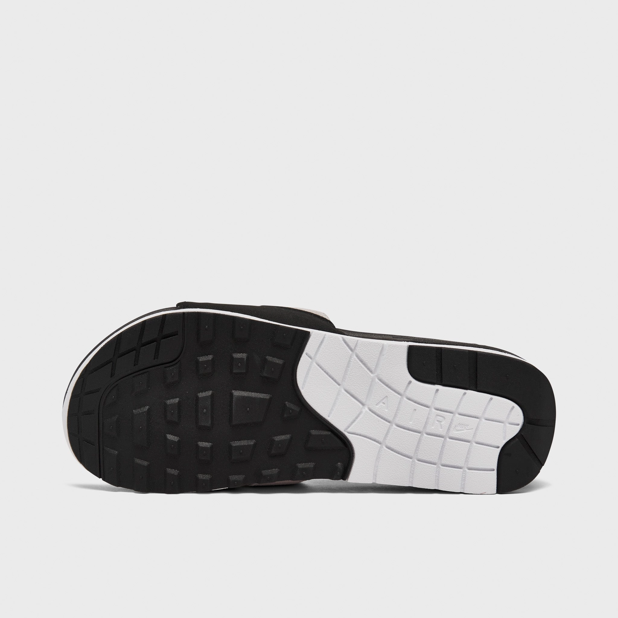 Nike Air Max 1 Slide White / Black - Neutral Grey