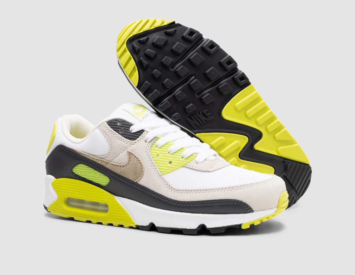 Nike Air Max 90 White / Khaki - Cyber