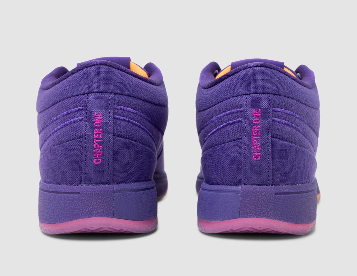 Nike Book 1 Court Purple / Total Orange - Taupe Grey