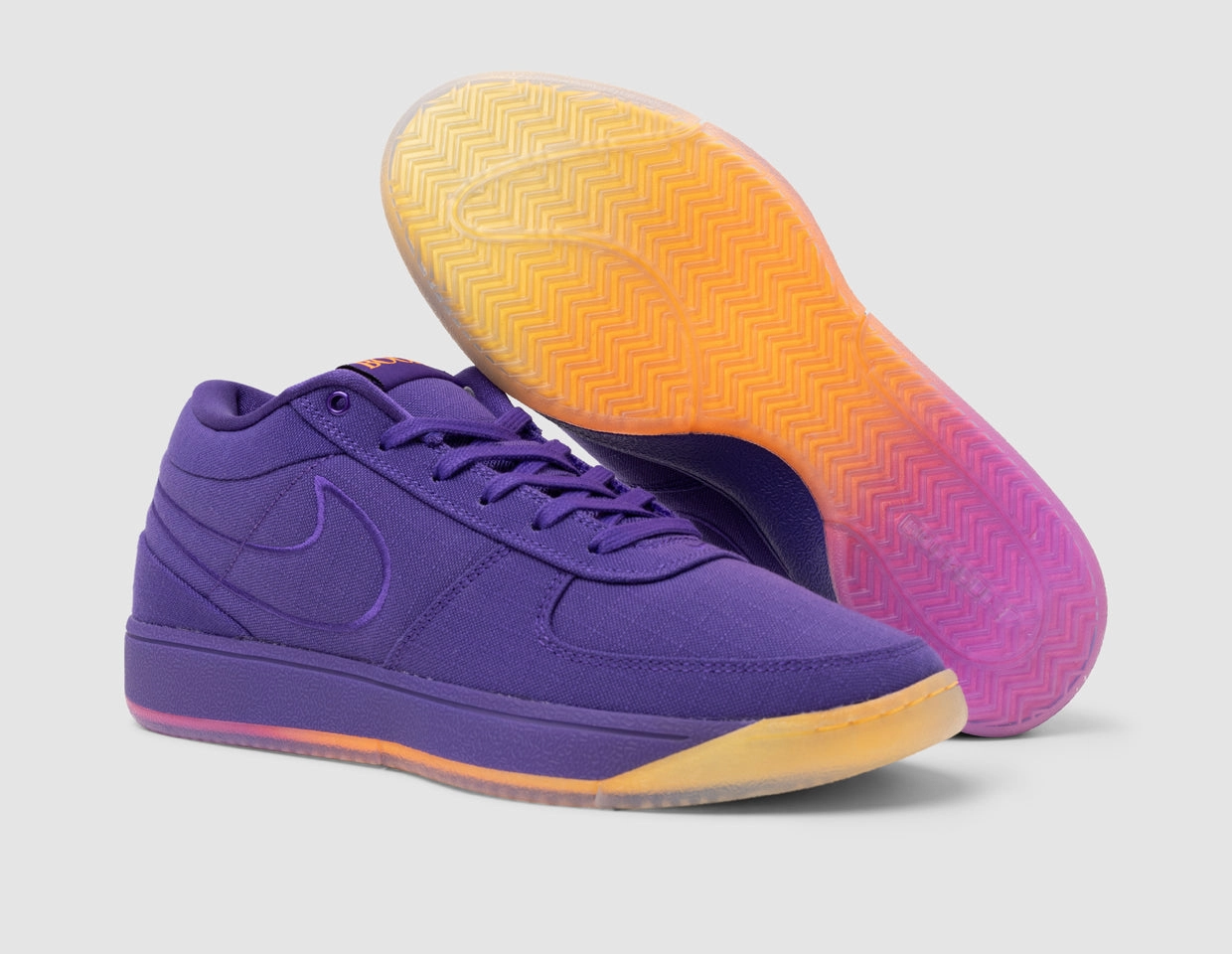 Nike Book 1 Court Purple / Total Orange - Taupe Grey