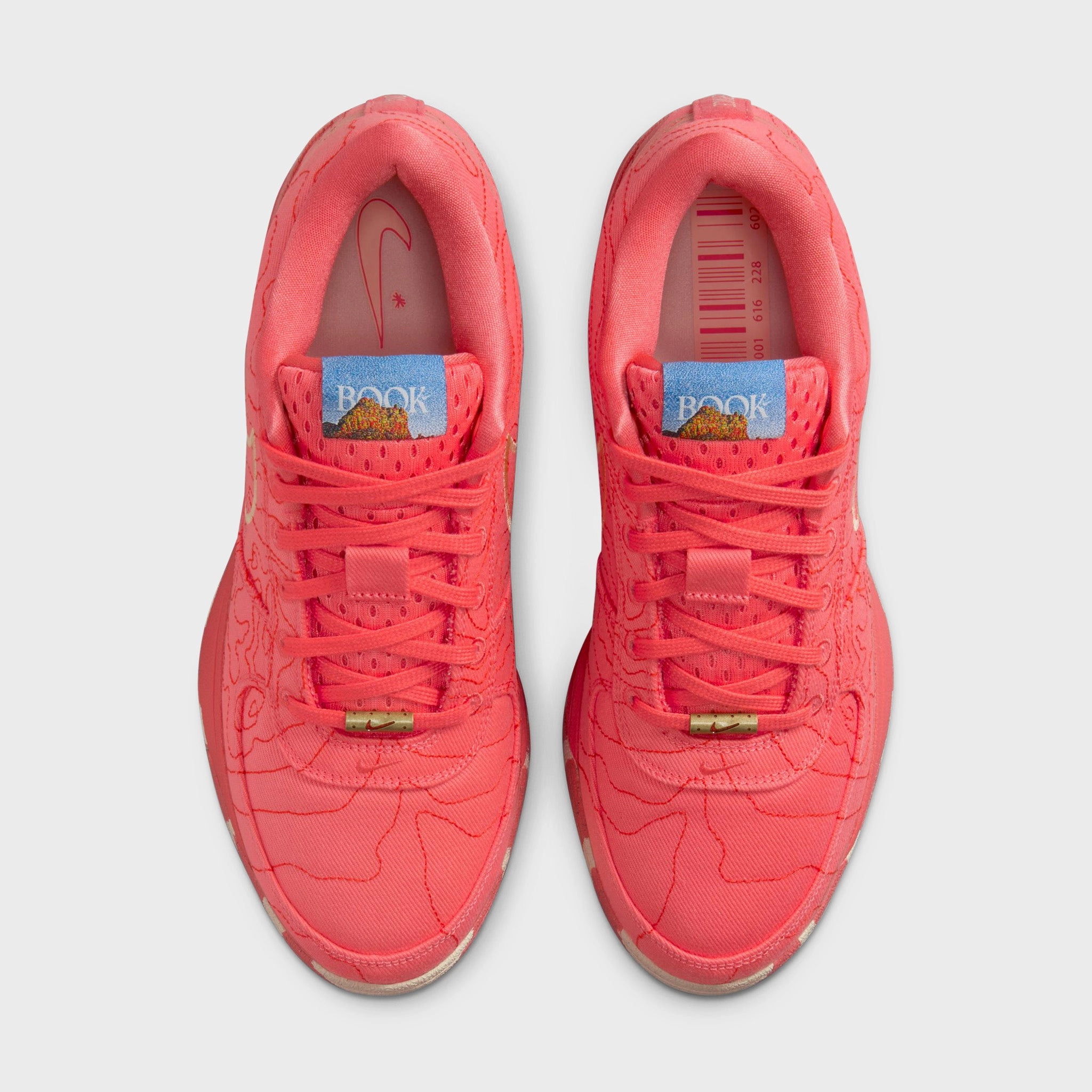Nike Book 1 Magic Ember / White Onyx - Picante Red