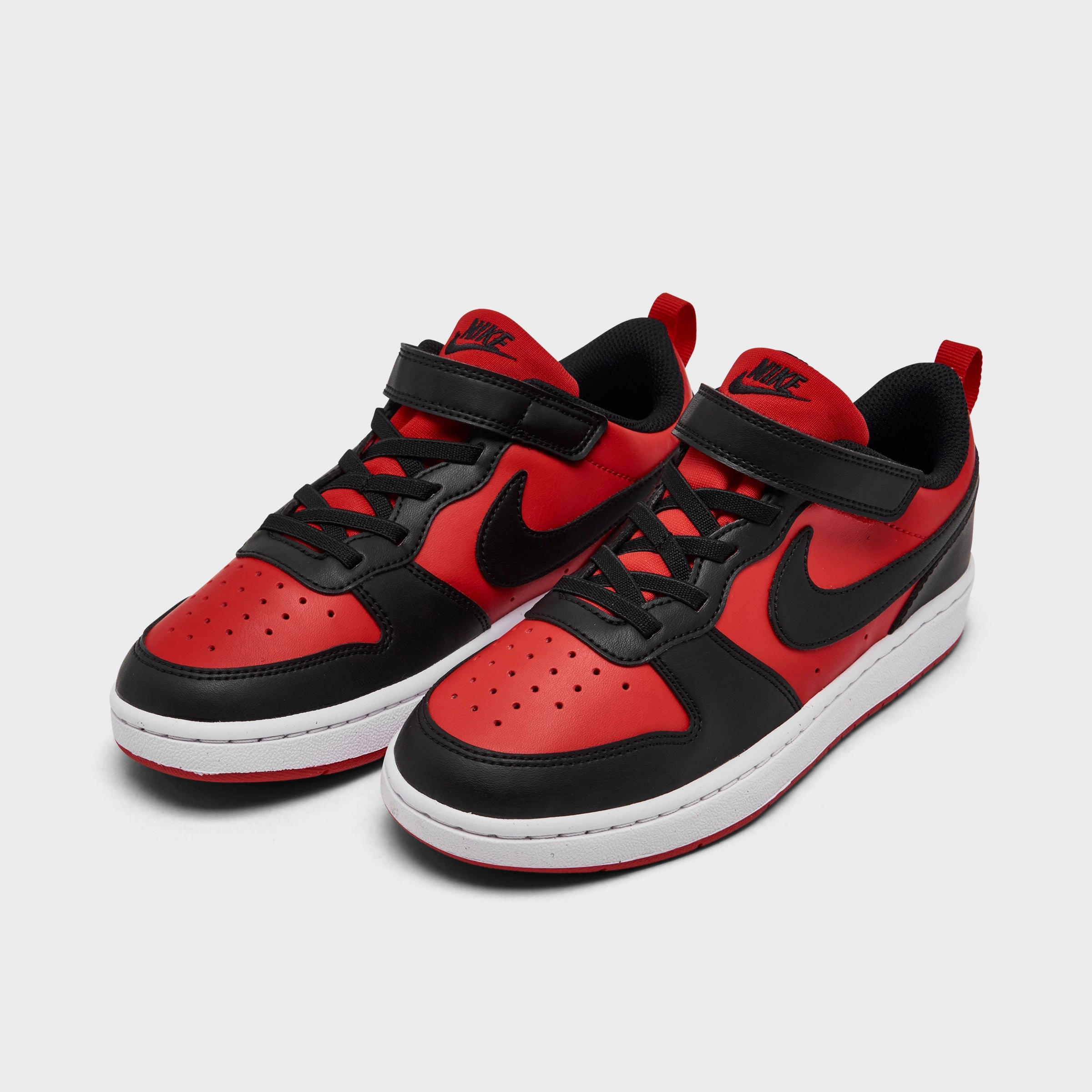 Nike Court Borough Low Recraft PS University Red / Black - White