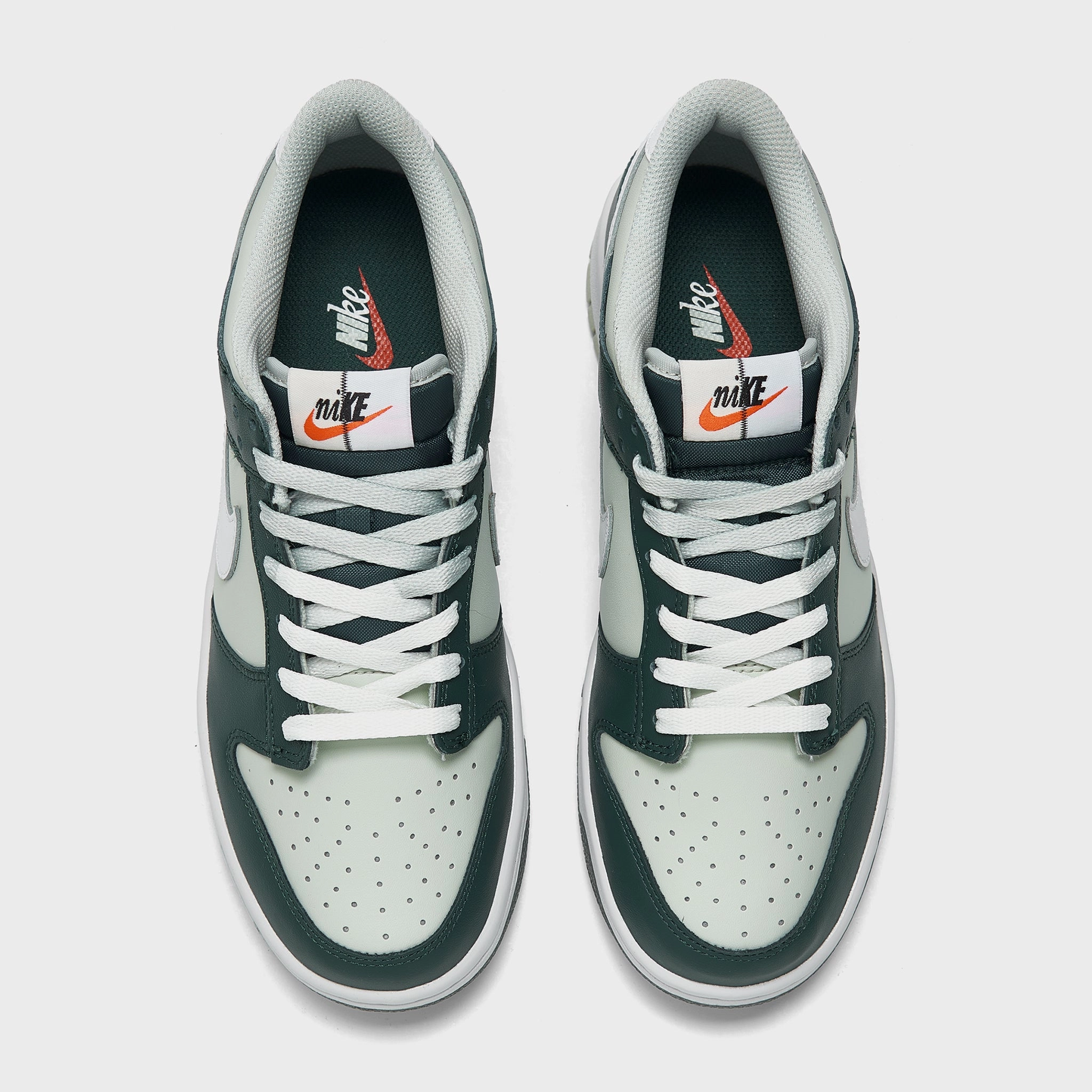 Nike Dunk Low GS Deep Jungle / White - Light Silver