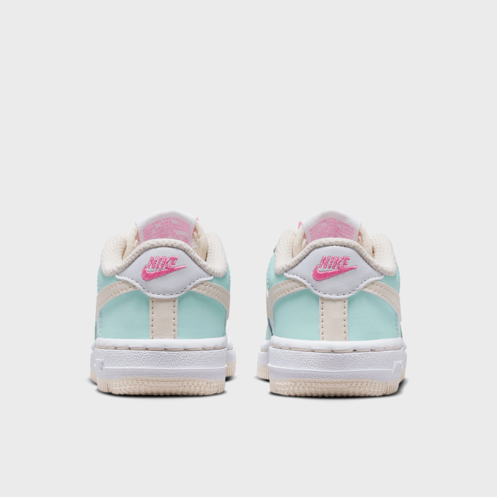 Nike Force 1 Low TD Jade Ice / Guava Ice - White