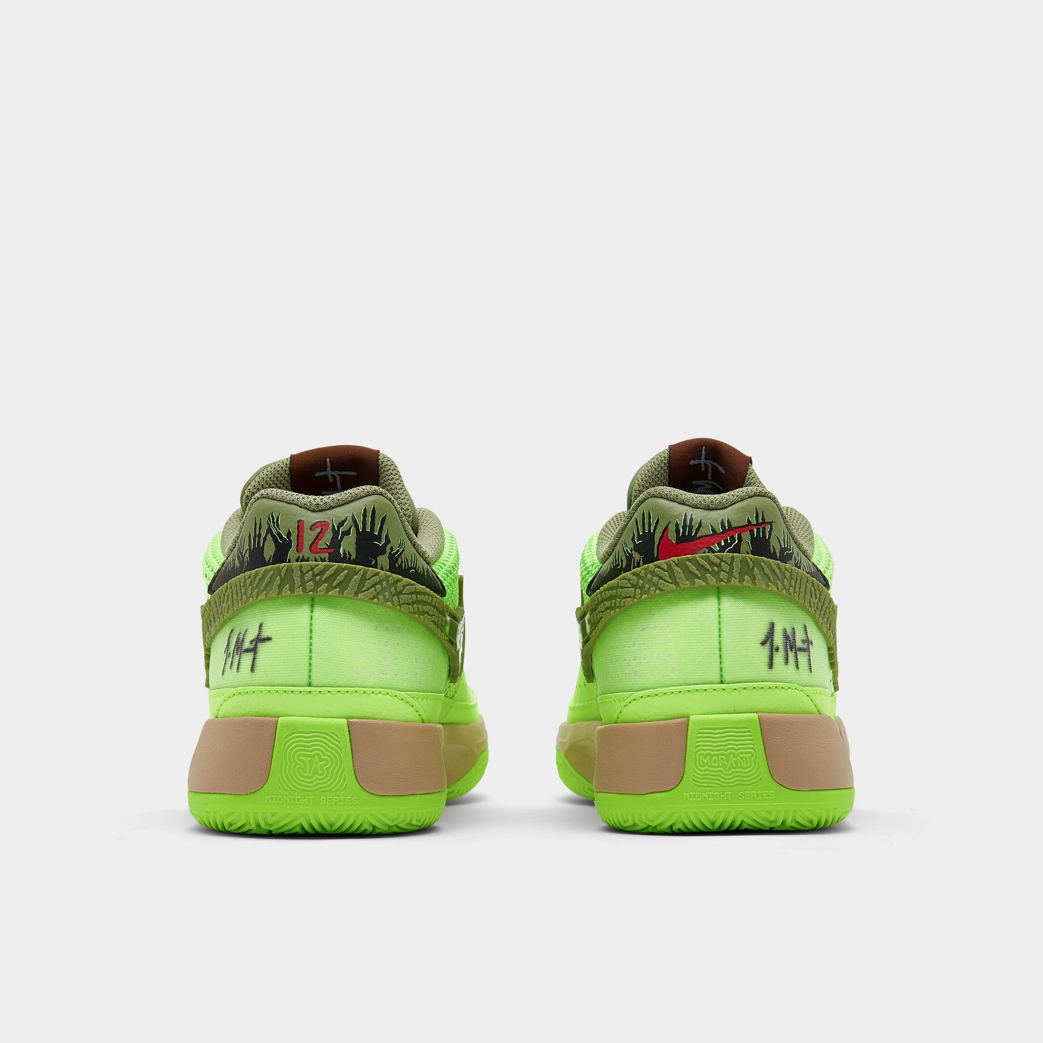 Nike Ja 1 GS Lime Blast / Oil Green - Black