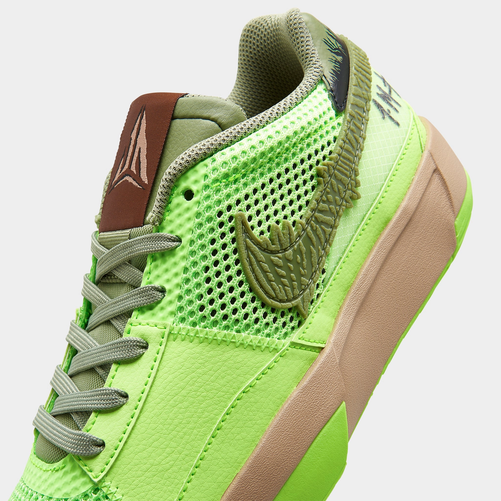 Nike Ja 1 GS Lime Blast / Oil Green - Black