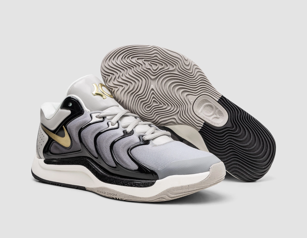 Nike KD17 Light Iron / Metallic Gold - Black - Sail