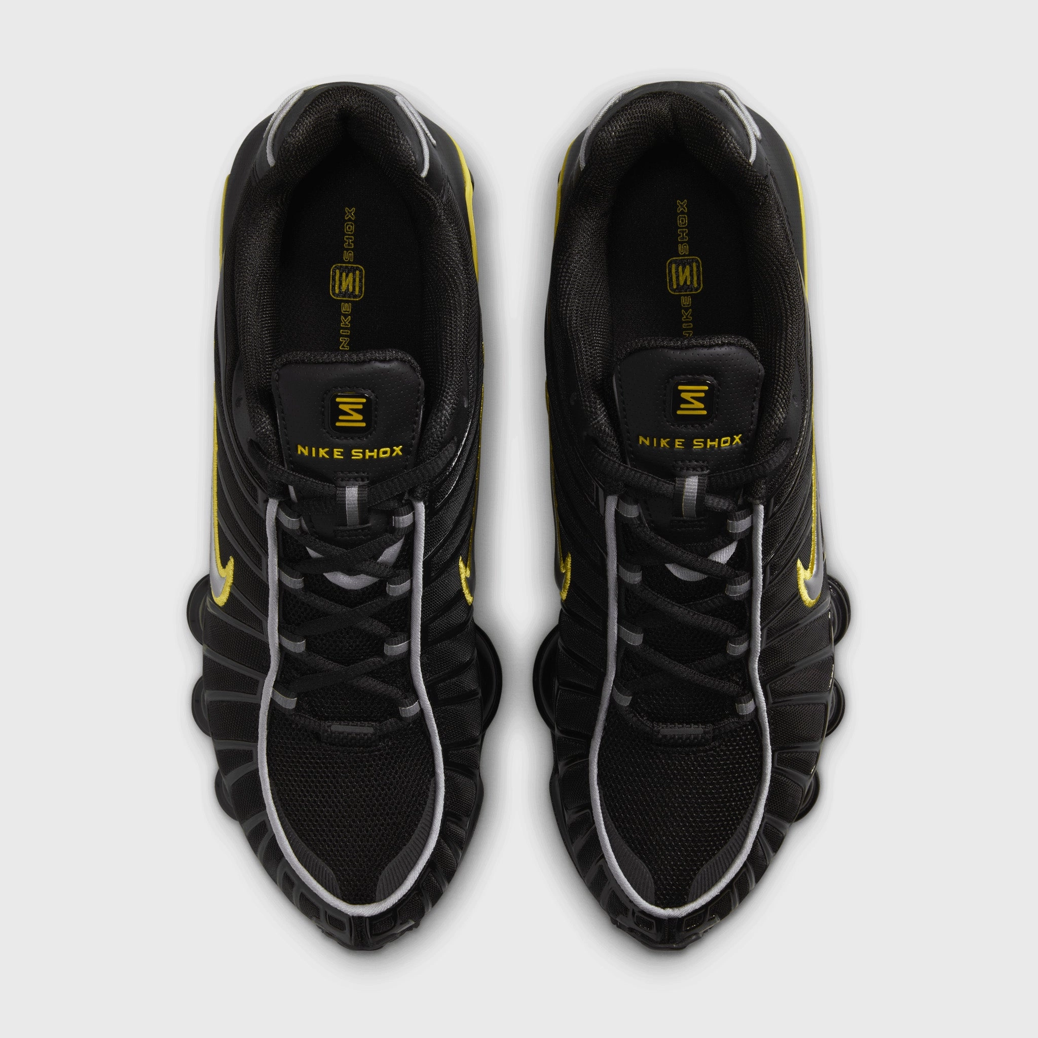 Nike Shox TL Black / Metallic Silver - Dynamic Yellow