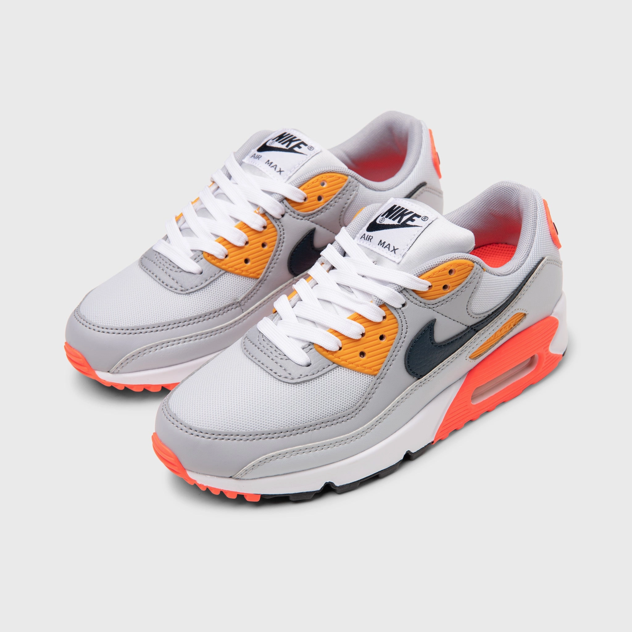 Nike Women's Air Max 90 Pure Platinum / Armory Navy - Wolf Grey