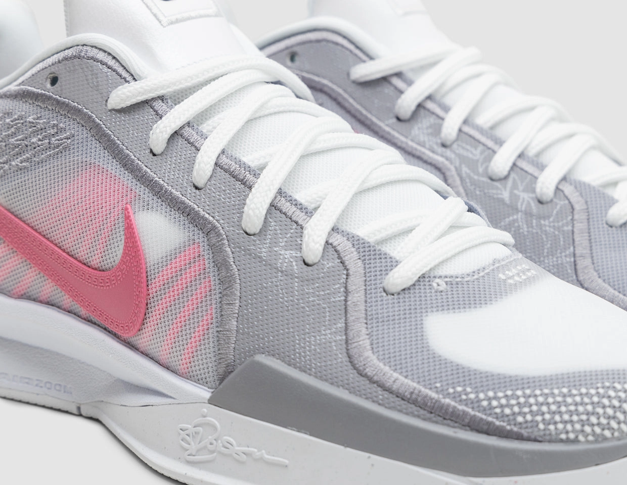 Nike Women's Sabrina 2 White / Pinksicle - Cement Grey