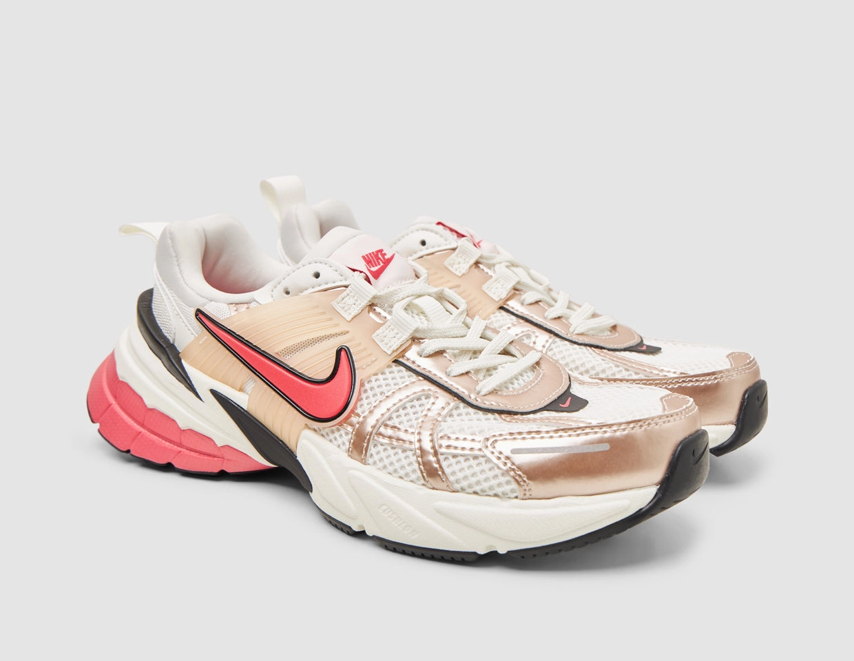 Nike Women's V2K Run Guava Ice / Metallic Silver - Aster Pnk