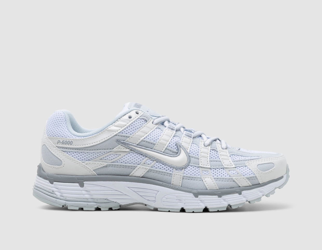 Nike Womens' P-6000 Metallic Summit White / White - Pure Pla