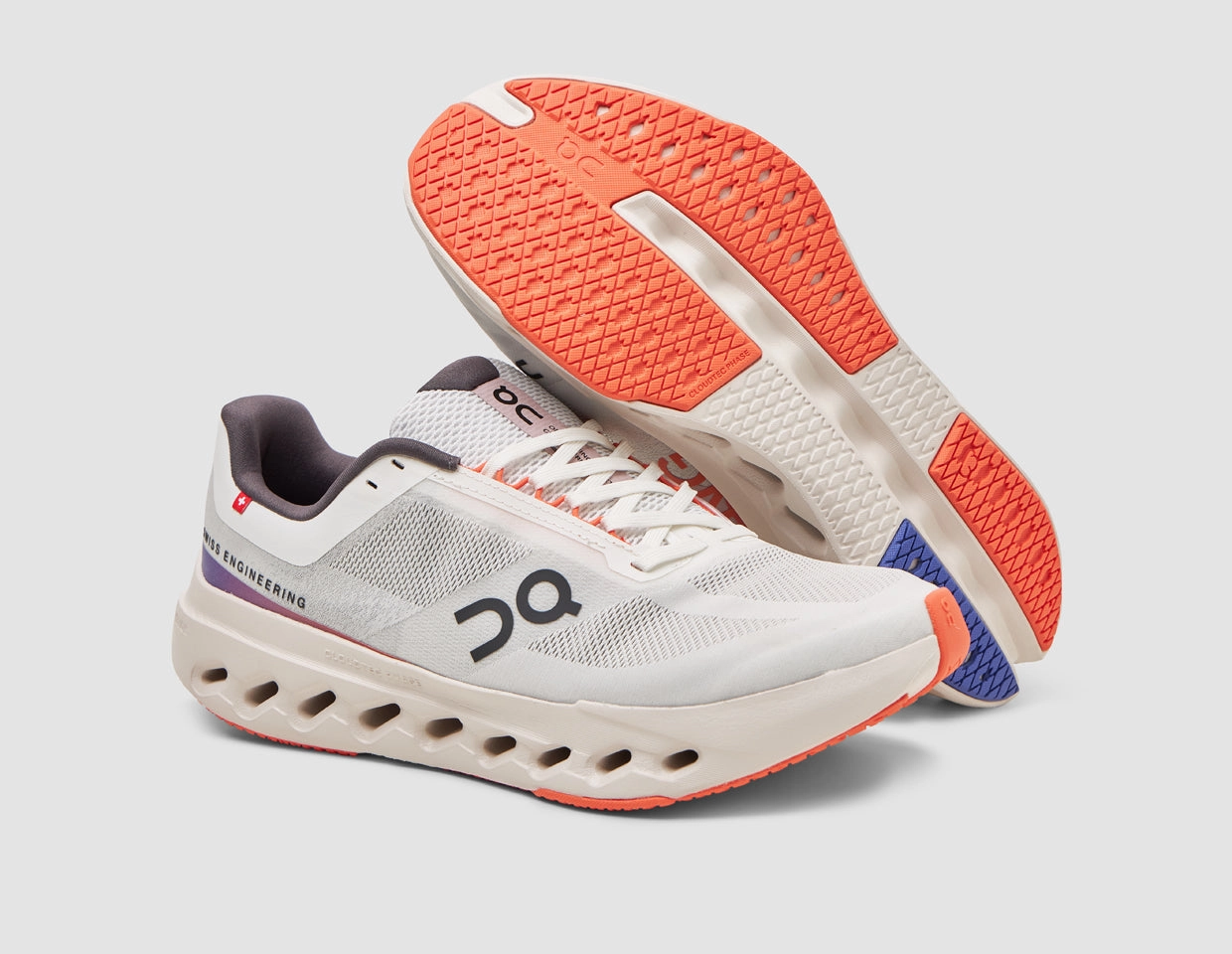 On Cloudsurfer Next White / Flame