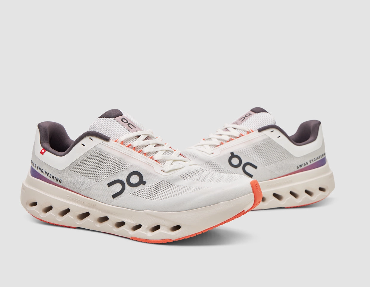 On Cloudsurfer Next White / Flame