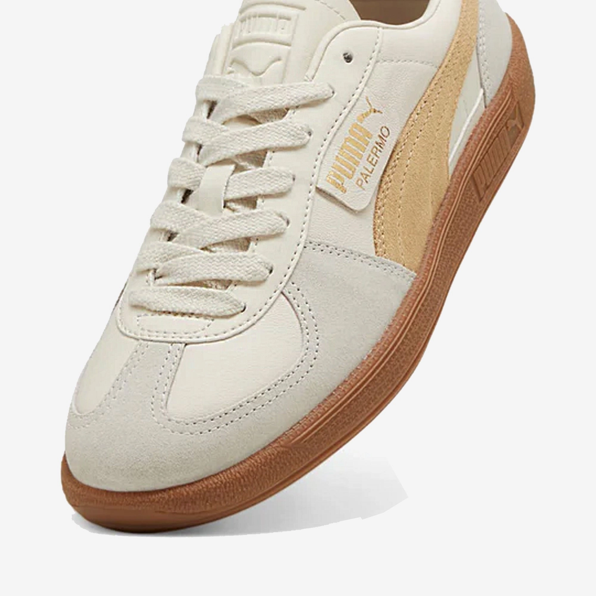 PUMA | PALERMO LTH { ALPINE SNOW-DESERT /DUST GUM