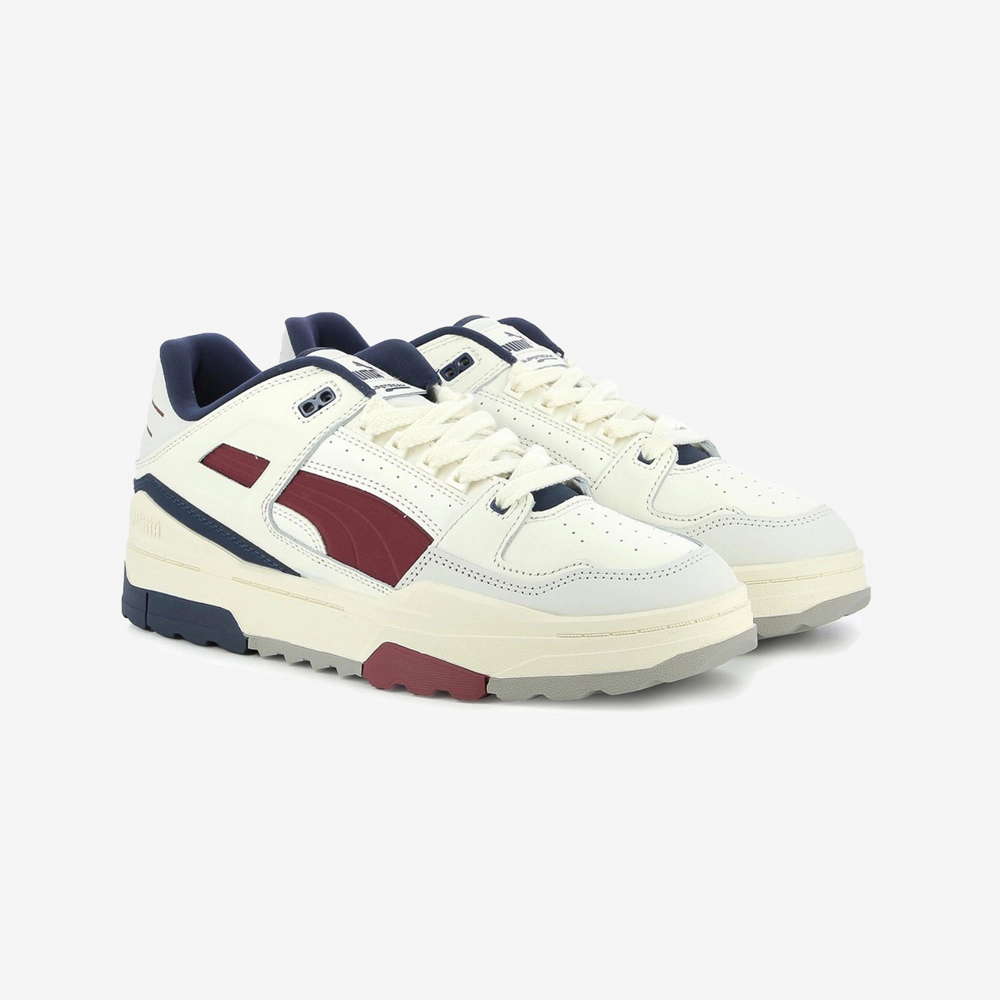 Puma | SLIPSTREAM LO XTREME  { WHITE/BLUE/RED