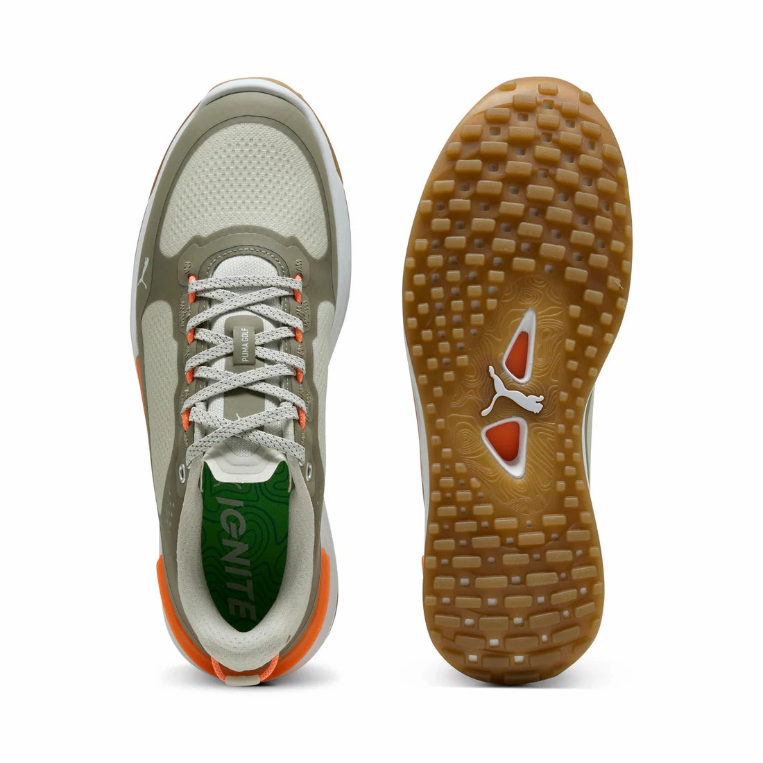Puma Ignite Elevate X Spikeless (Gray/Velvet Moss)