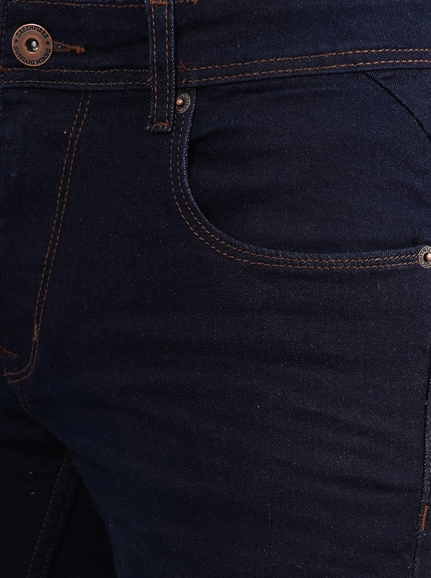 Raw Blue Washed Narrow Fit Jeans | Greenfibre