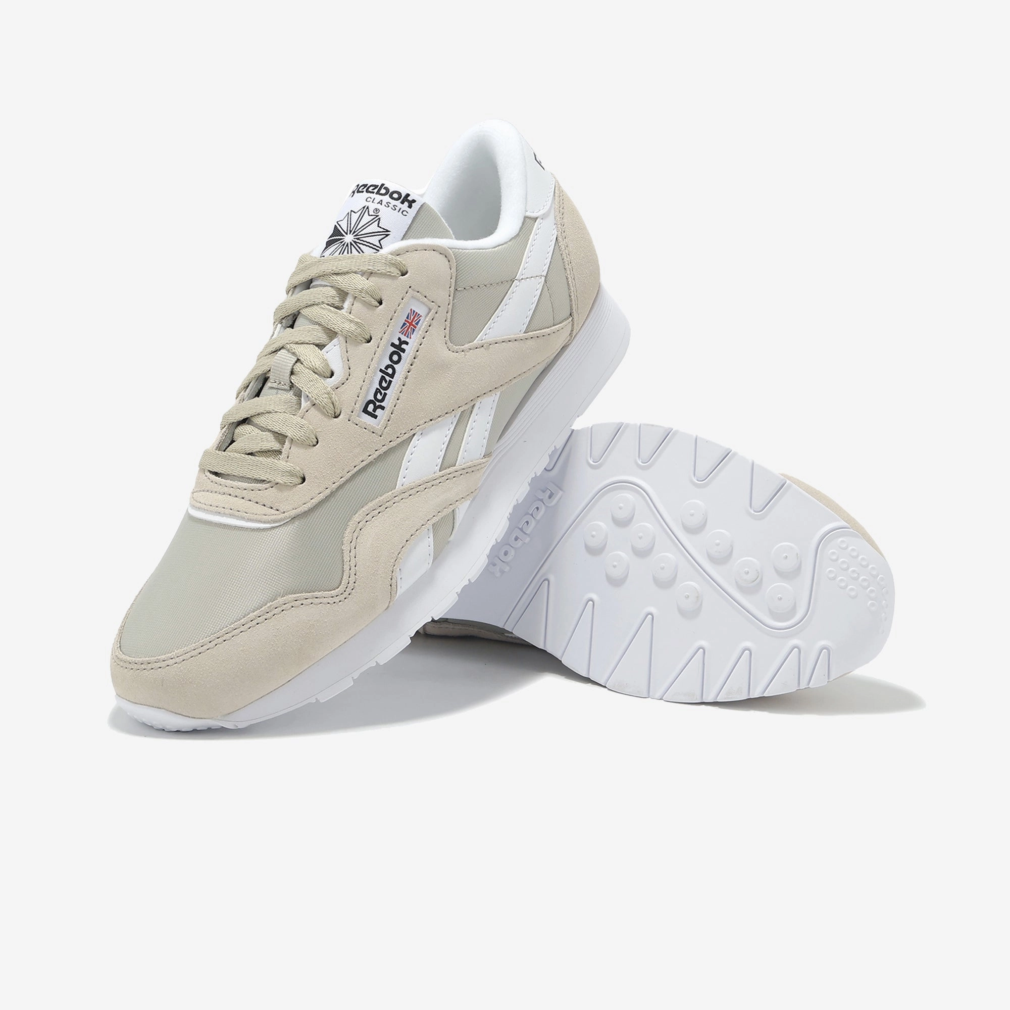 Reebok | CLASSIC NYLON { SPORT BEIGE/WHITE