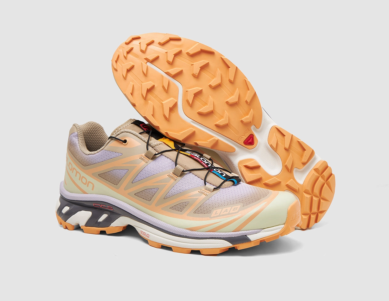 Salomon Sportstyle XT-6 SKYLINE White Pepper / Peach Quartz / Orchid Petal