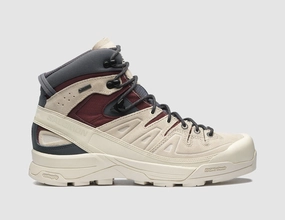Salomon X-ALP Mid Leather GORE-TEX Almond Milk / Catawba Grape - Turbulence
