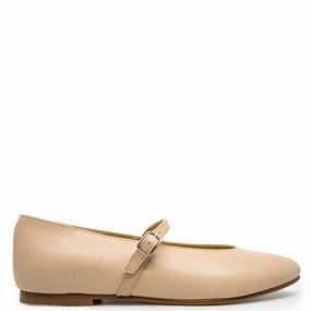 Spain Co Nude Strap Flat