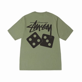 Stüssy Dice Pigment Dyed T-shirt Artichoke