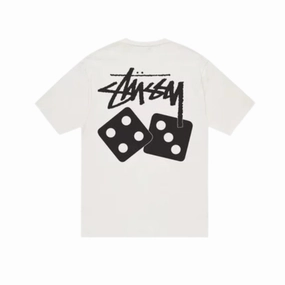 Stüssy Dice Pigment Dyed T-shirt White