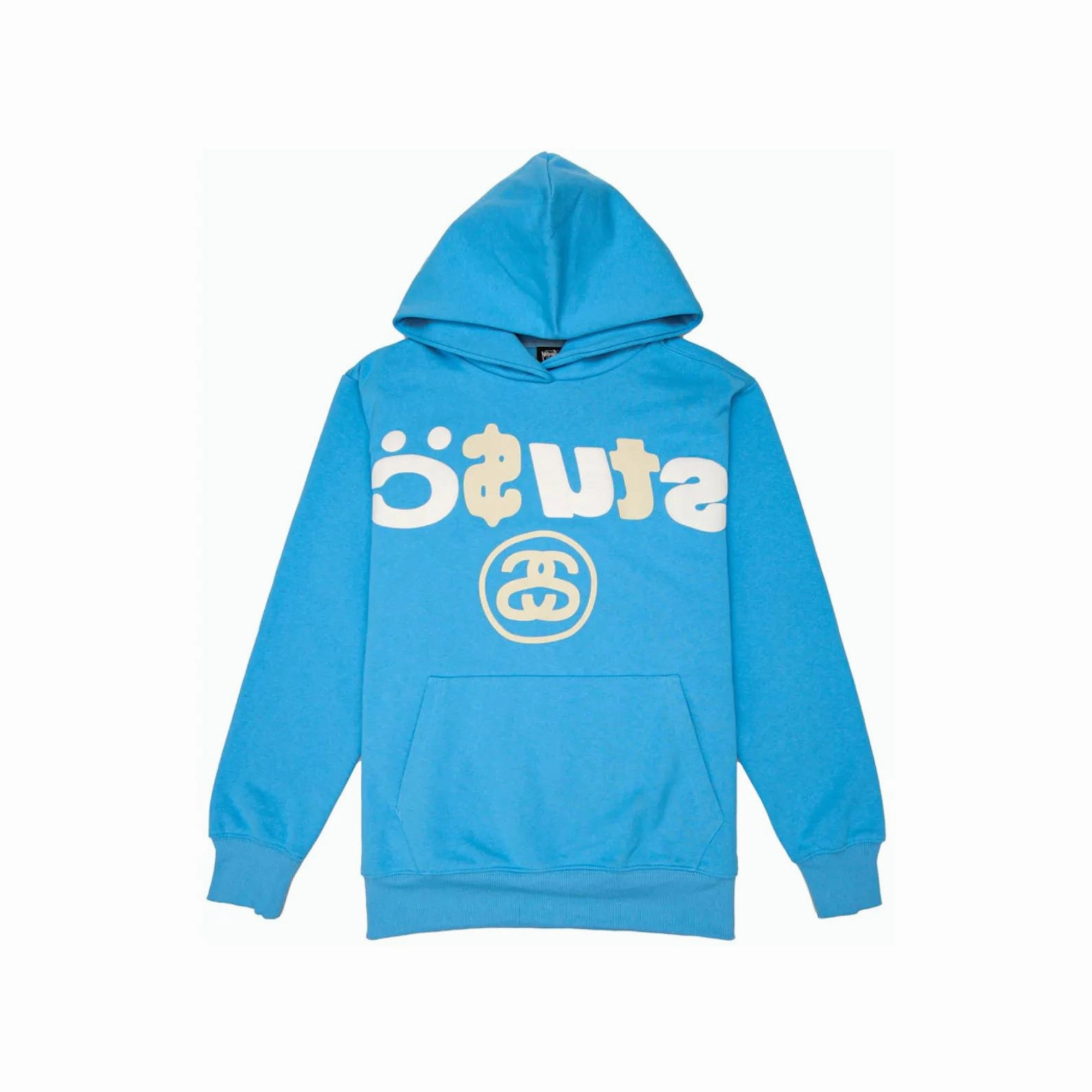 Stüssy X CPFM 8 Ball Pigment Dyed Hoodie Blue
