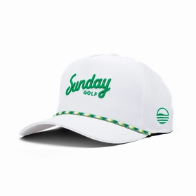 Sunday Golf Rope Hat | Green & Yellow