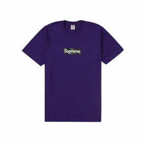 Supreme Box Logo T-shirt Purple