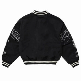 Supreme Veritas Varsity Jacket Black