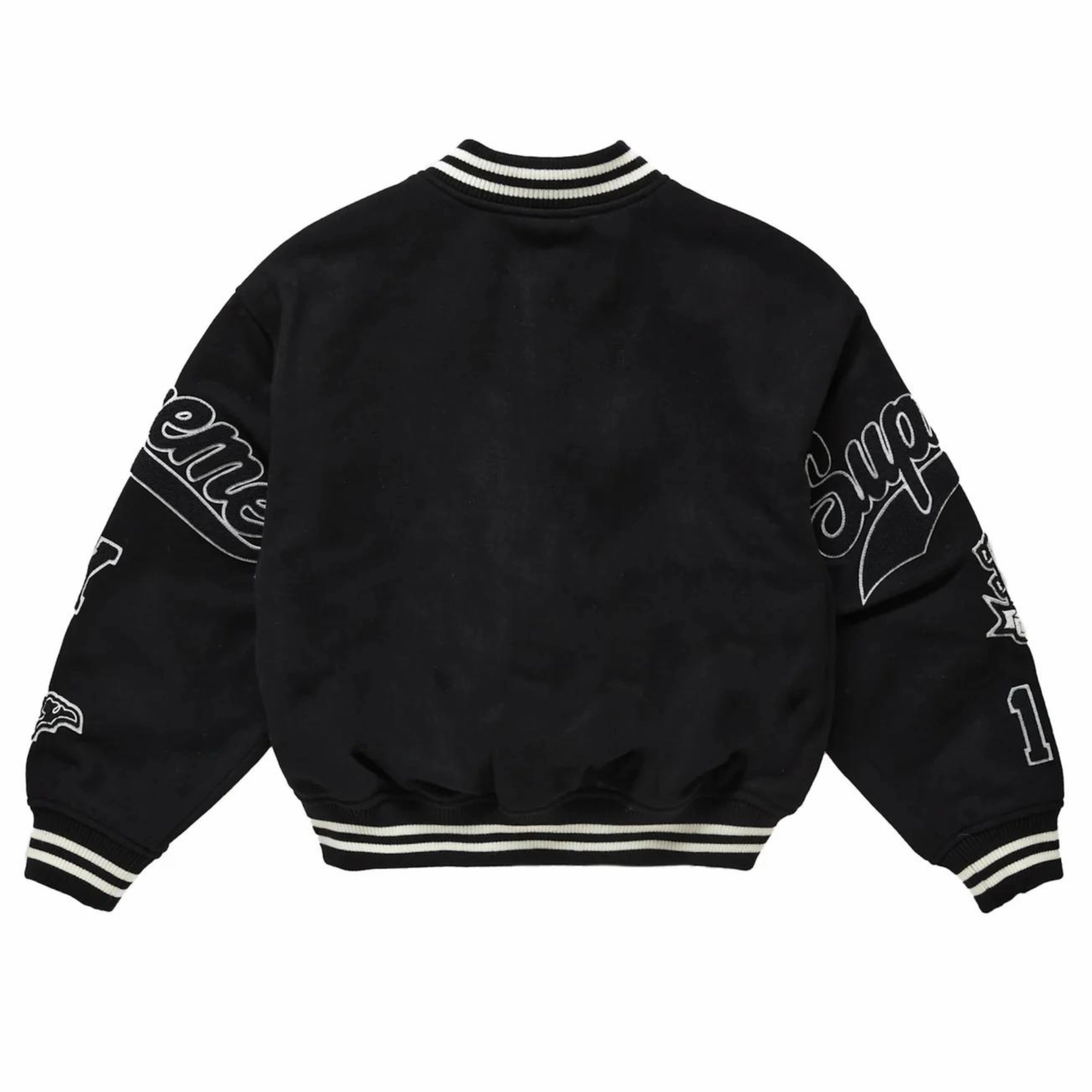 Supreme Veritas Varsity Jacket Black