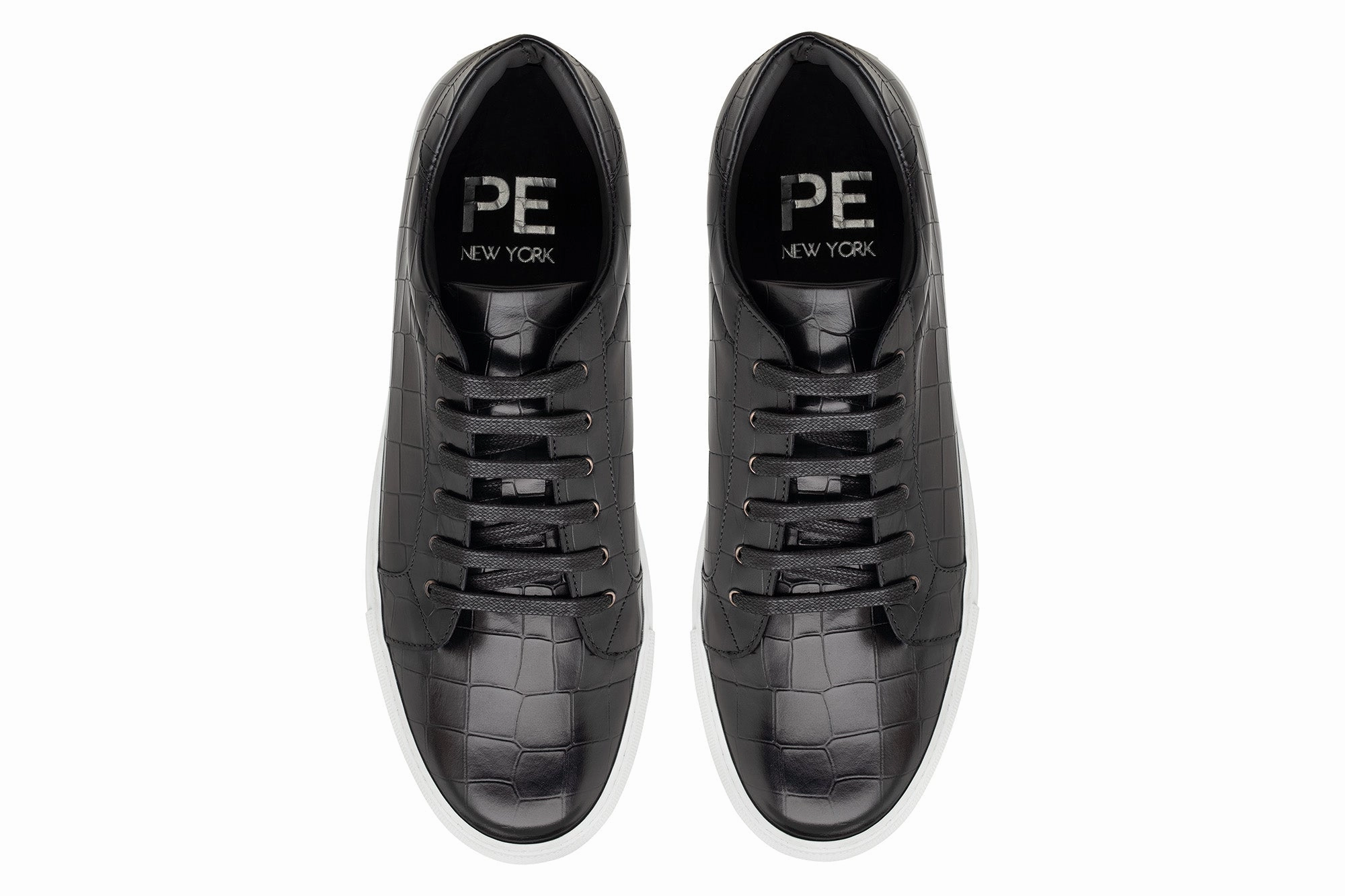 The Smith Low-Top Sneaker - Black Croc