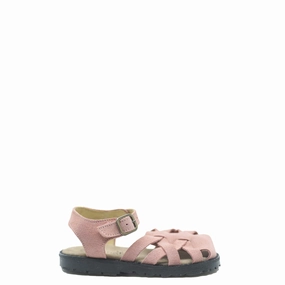 Tocoto Pink Nubok Gladiator Sandal