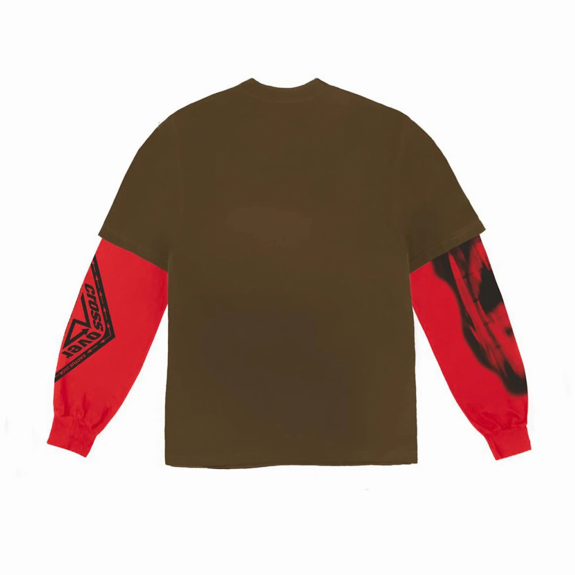 Travis Scott Cactus Jack Crossover Longsleeve T-shirt Brown