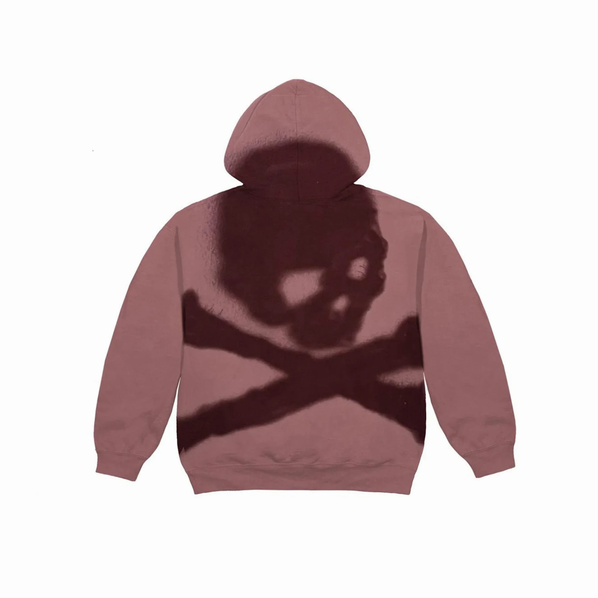 Travis Scott Cactus Jack For Mastermind Skull ZipaUp Hoodie Washed Red