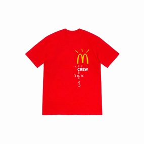 Travis Scott x McDonald's Crew T-shirt Red