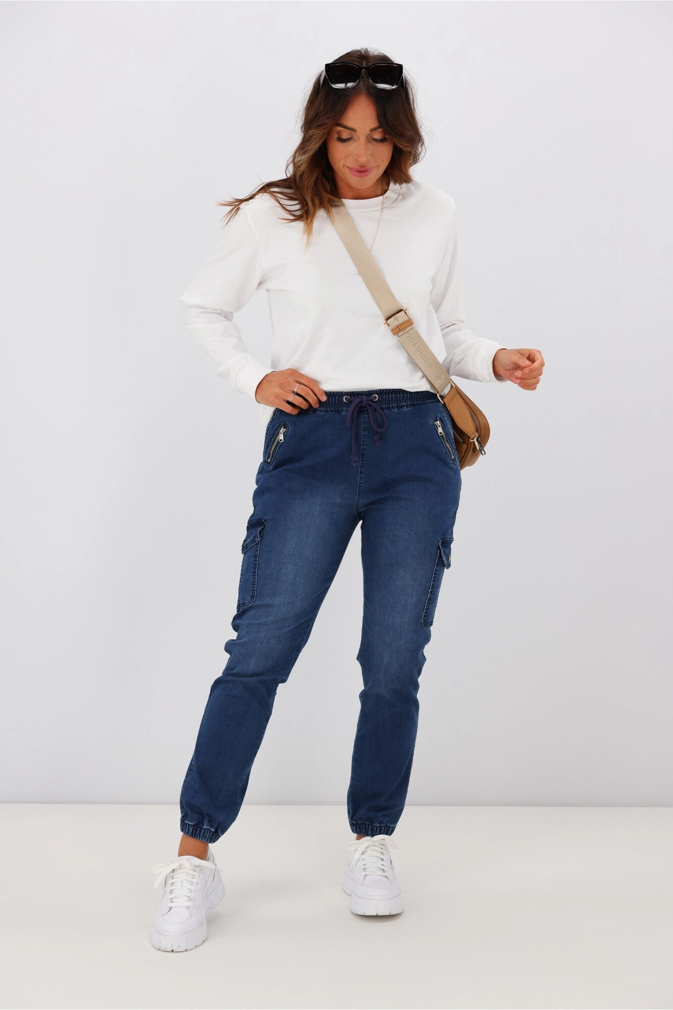 Wakee Denim Billie Cargo Jean Blue