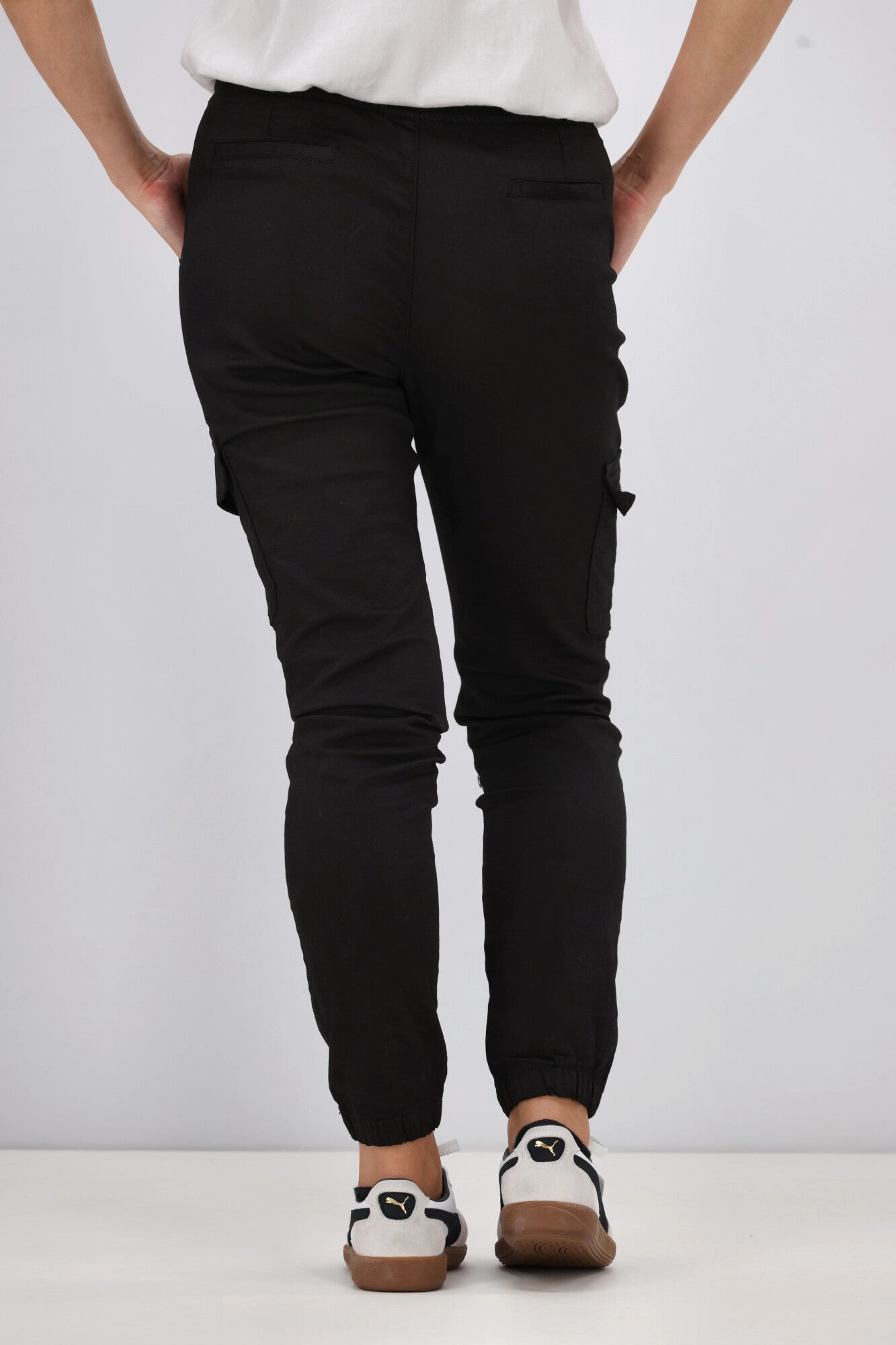 Wakee Denim Stevie Cargo Jean Black