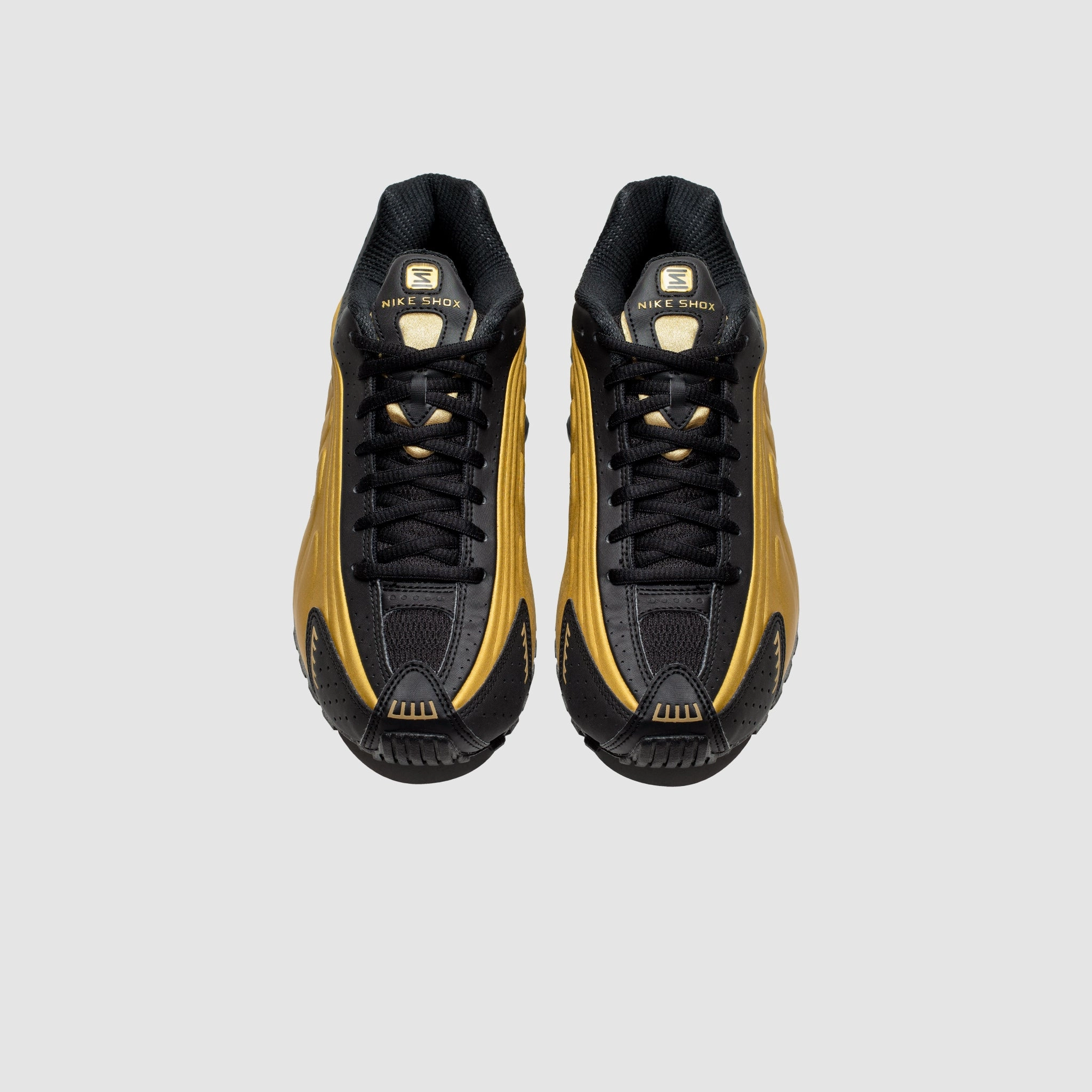 WMNS SHOX R4 METALLIC GOLD