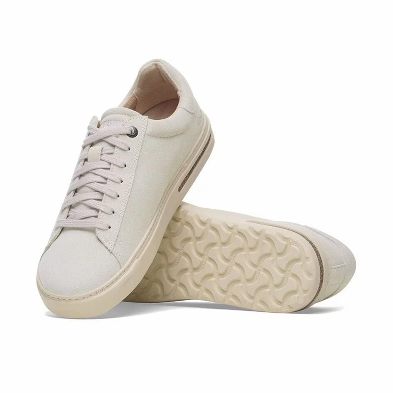 Women's Bend Narrow Antique White Suede