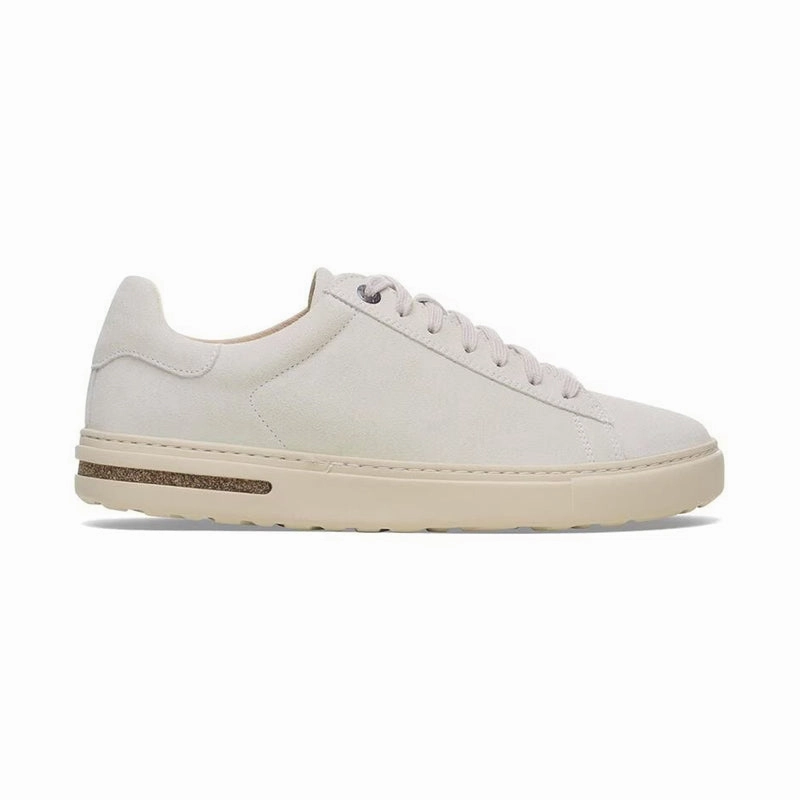 Women's Bend Narrow Antique White Suede