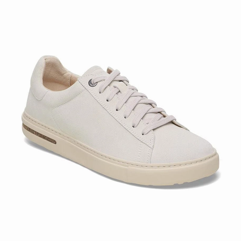 Women's Bend Narrow Antique White Suede