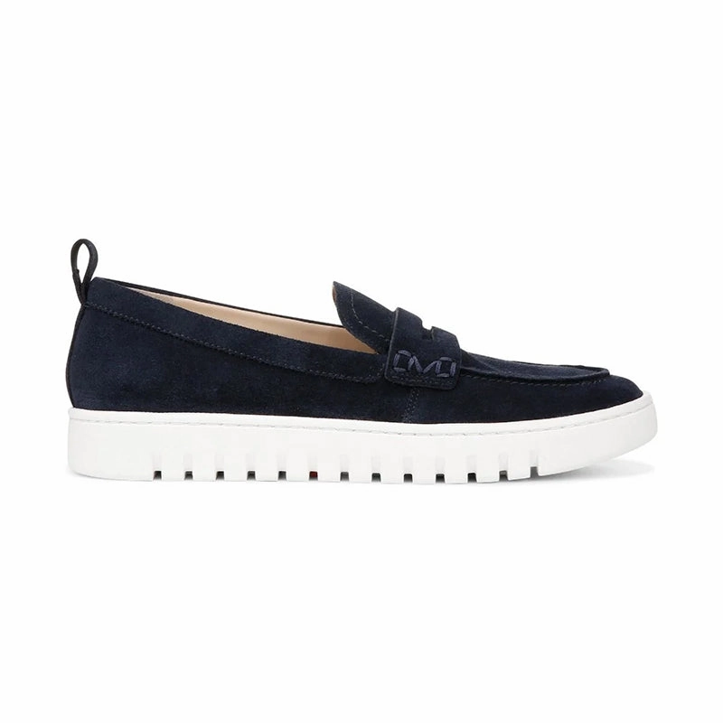Women's Uptown Dark Blue Suede